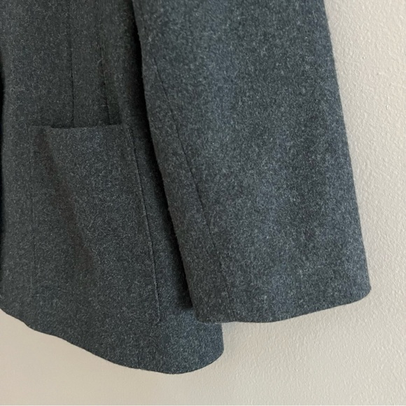 Eddie Bauer Womens Wool Blend Blazer Jacket 3-Button Fully Lined Gray Sz XL - Picture 4 of 15